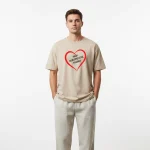 Beige color t-shirt for men