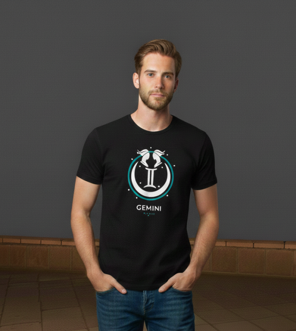 Black printed t-shirt