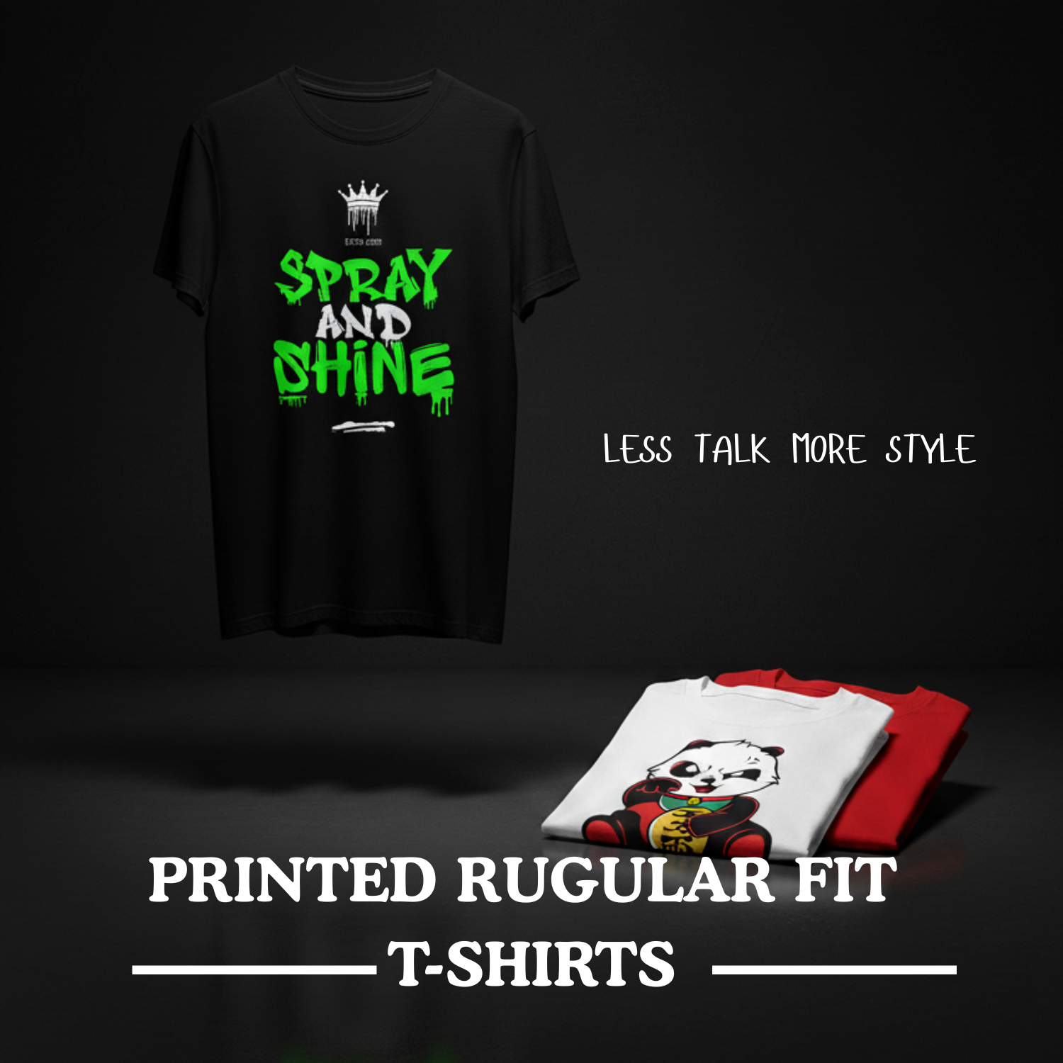 PRINTED RUGULAR FIT T-SHIRTS (2)
