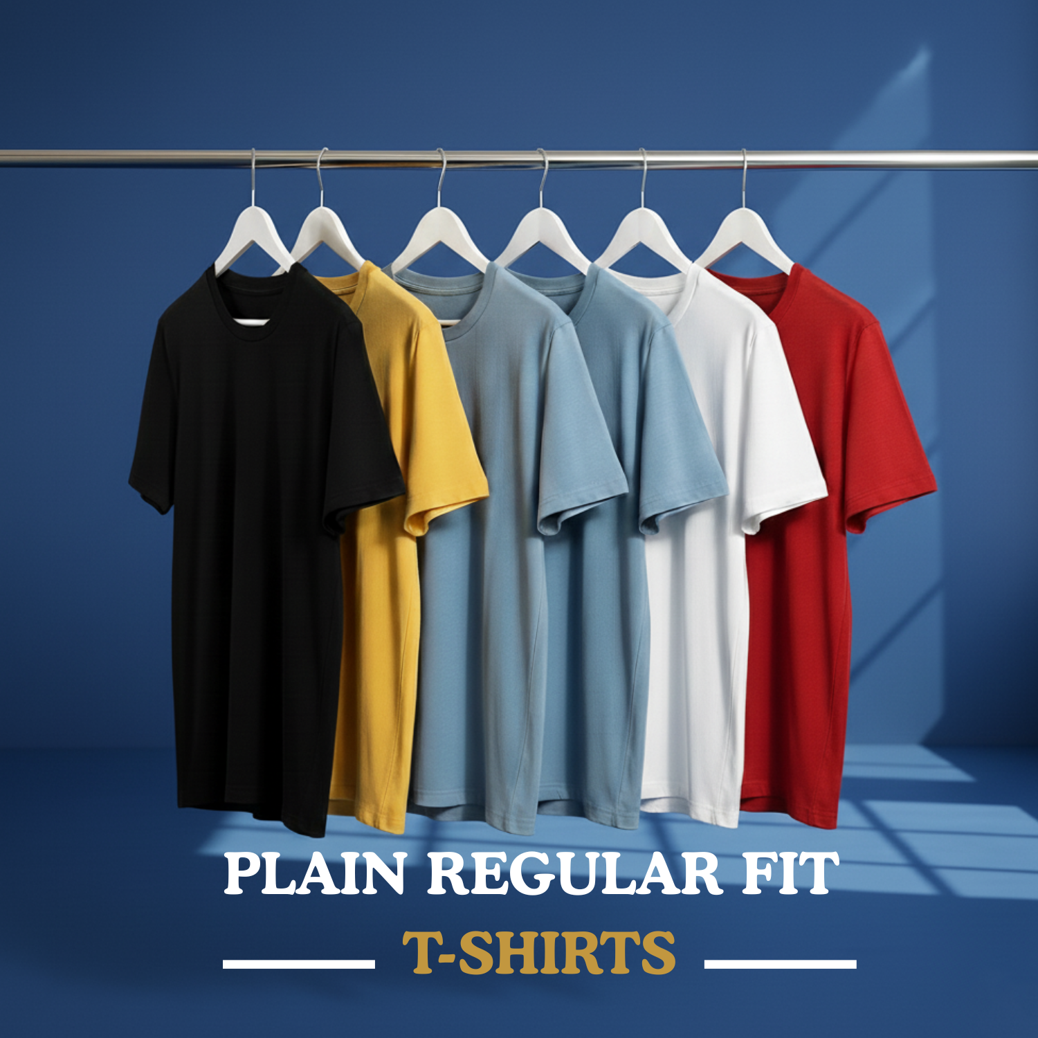 Plain Regular-fit T-shirt (2)